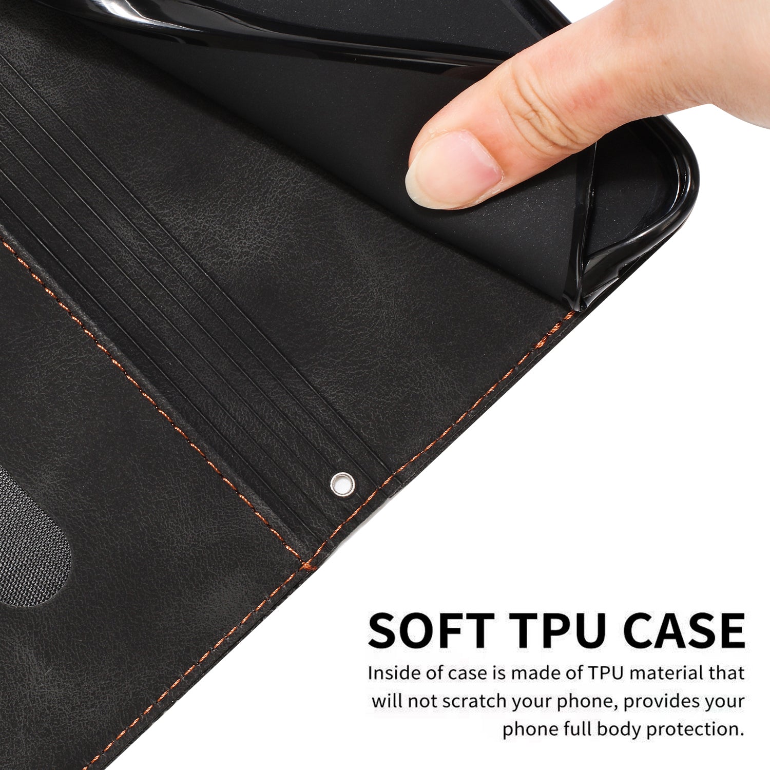 For Oppo Reno11 5G (Global) Wallet Phone Case Triangle Imprinted Leather Flip Cover For Oppo Reno11 5G (Global) Wallet Phone Case Triangle Imprinted Leather Flip Cover